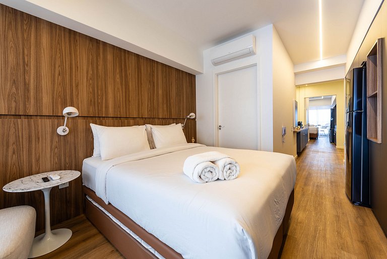 Studio Sofisticado c/ Piscina e Academia - Z316