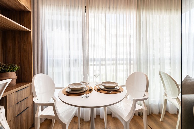 Studio Sofisticado c/ Piscina e Academia - Z316