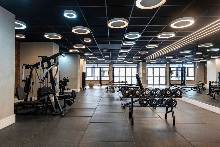 Studio Sofisticado c/ Piscina e Academia - Z316