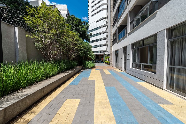 Studio Sofisticado c/ Piscina e Academia - Z316