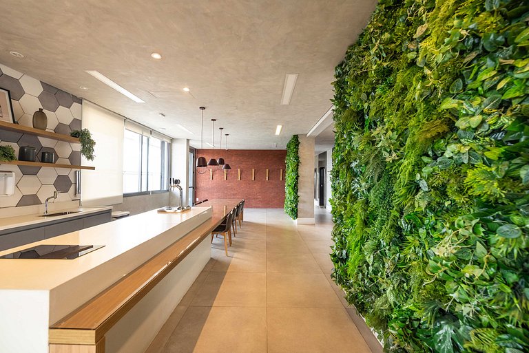 Studio Sofisticado c/ Piscina e Academia - Z316