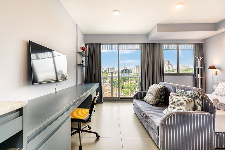 Studio em Pinheiros c/ piscina rooftop - P607