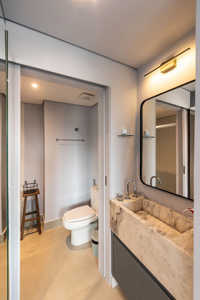 Studio em Pinheiros c/ piscina rooftop - P607