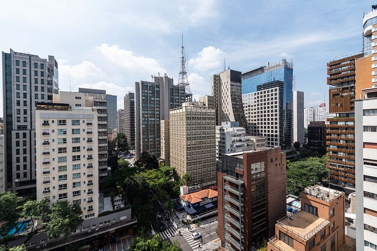 Flat com Limpeza Diária na Paulista - W1403