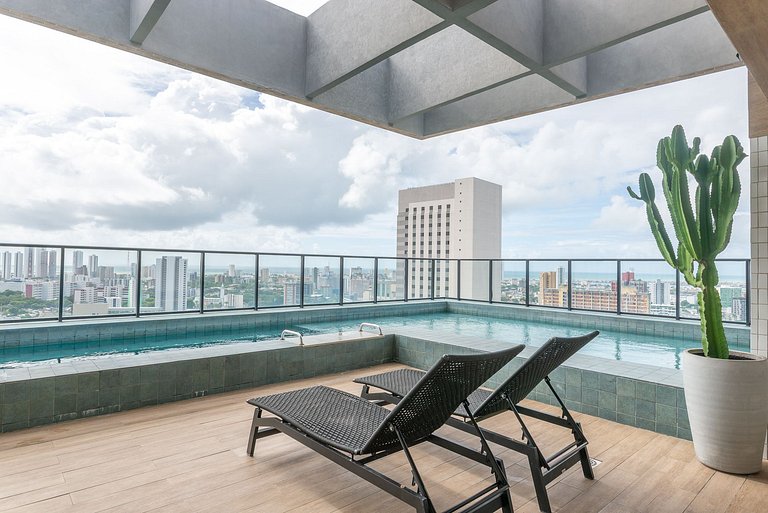 Apto Completo c/ Piscina e Academia - M1605