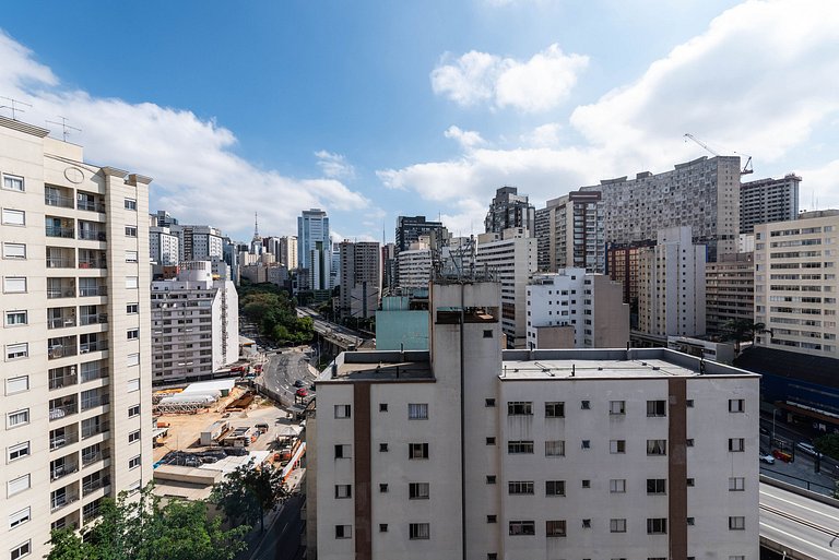 Studio Completo na Bela Vista c/ Piscina - SV1102