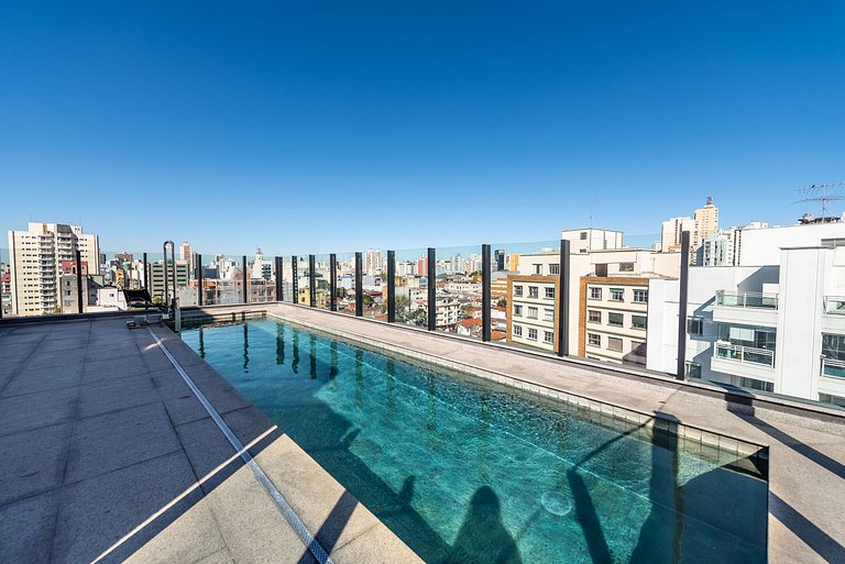 Studio Completo na Bela Vista c/ Piscina - SV1102