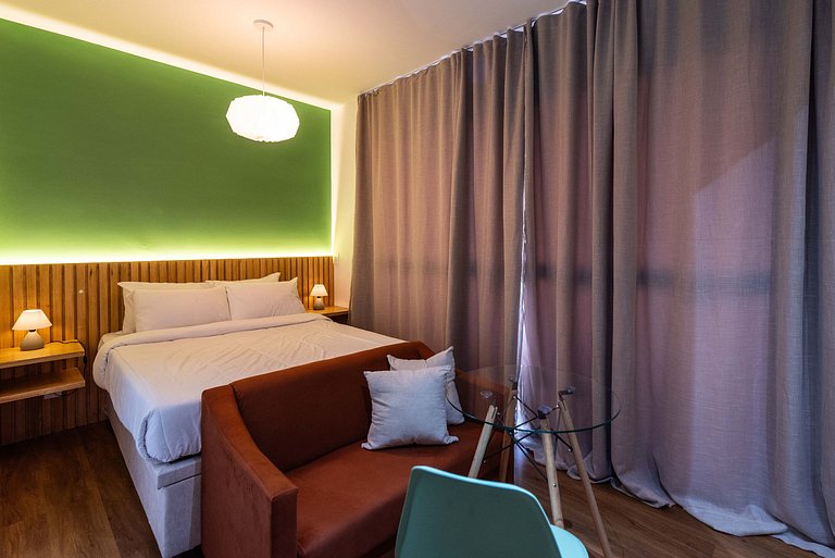 Studio c/ Piscina Rooftop | Pinheiros -M121