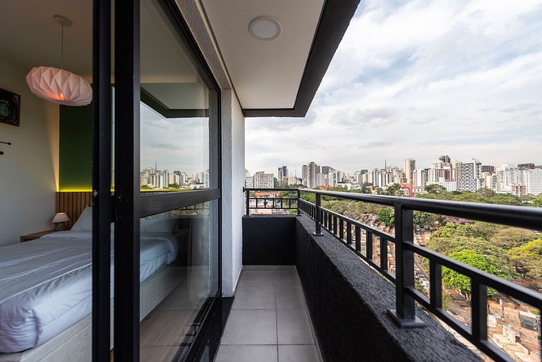 Studio c/ Piscina Rooftop | Pinheiros -M121