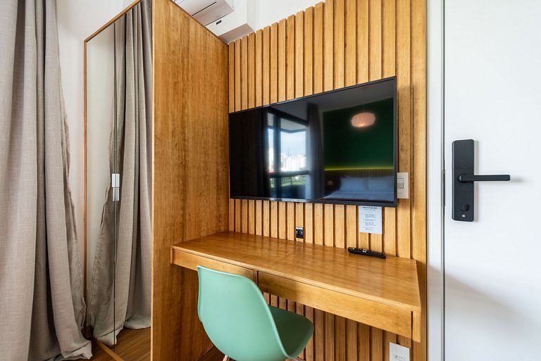 Studio c/ Piscina Rooftop | Pinheiros -M121