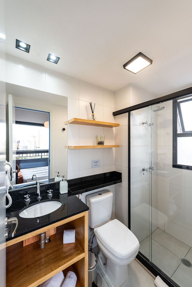 Studio c/ Piscina Rooftop | Pinheiros -M121