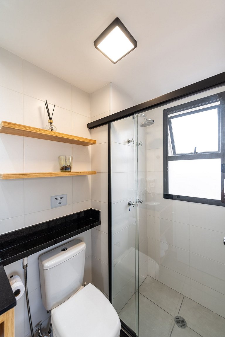 Studio c/ Piscina Rooftop | Pinheiros -M121