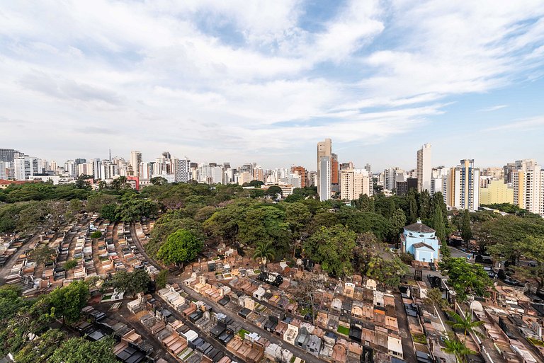 Studio c/ Piscina Rooftop | Pinheiros -M121