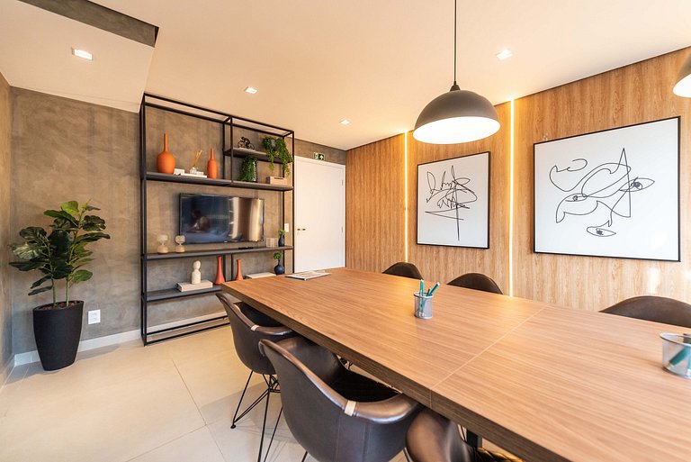 Studio c/ Piscina Rooftop | Pinheiros -M121