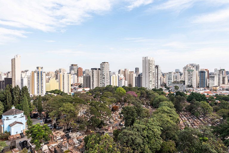 Studio c/ Piscina Rooftop | Pinheiros -M121