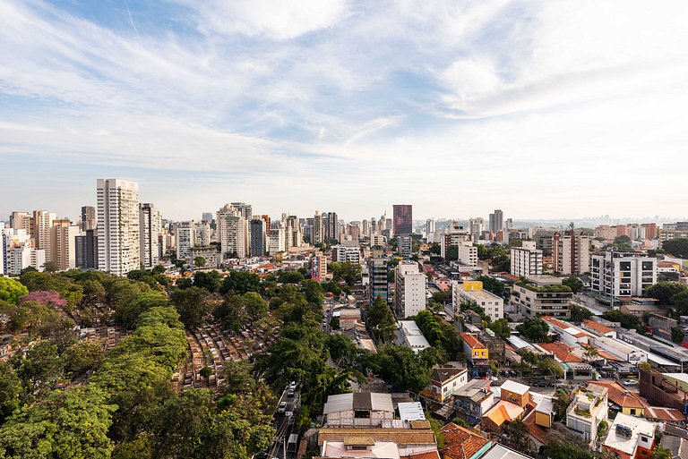 Studio c/ Piscina Rooftop | Pinheiros -M121