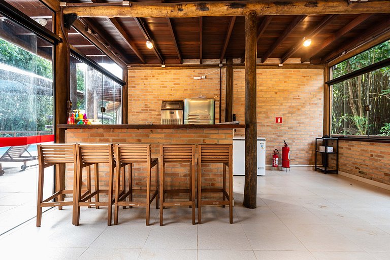 Casa Paúba p/ 9 hóspedes c/ lazer completo - CP180