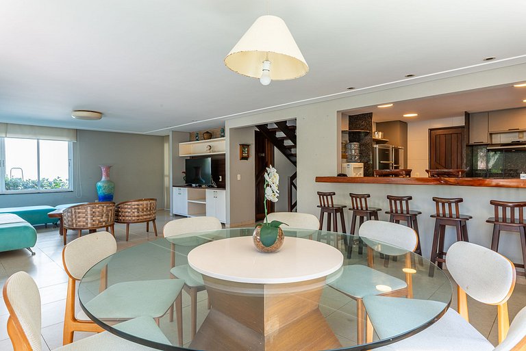 Casa Pé na Areia c/ Lazer Completo - CM