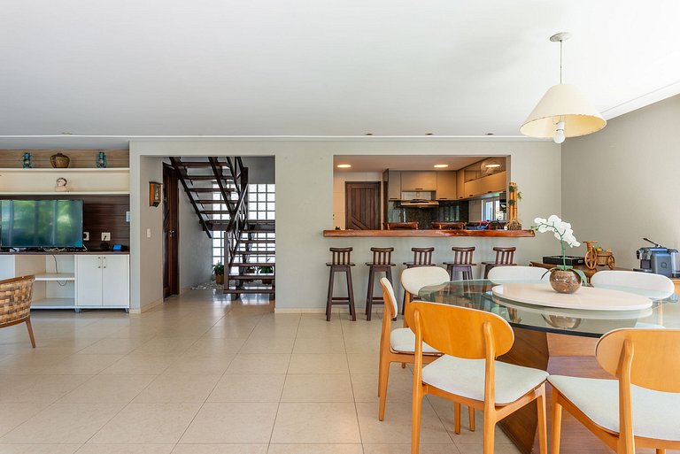 Casa Pé na Areia c/ Lazer Completo - CM