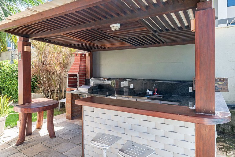 Casa Pé na Areia c/ Lazer Completo - CM