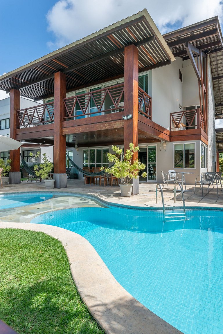 Casa Pé na Areia c/ Lazer Completo - CM