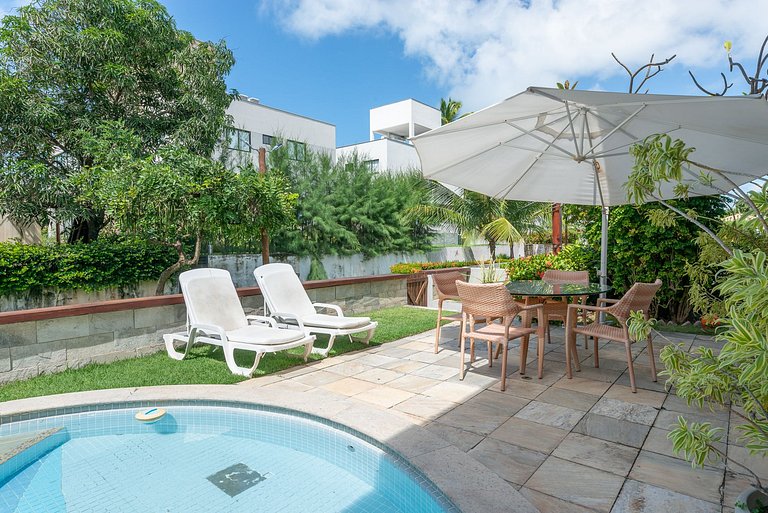 Casa Pé na Areia c/ Lazer Completo - CM
