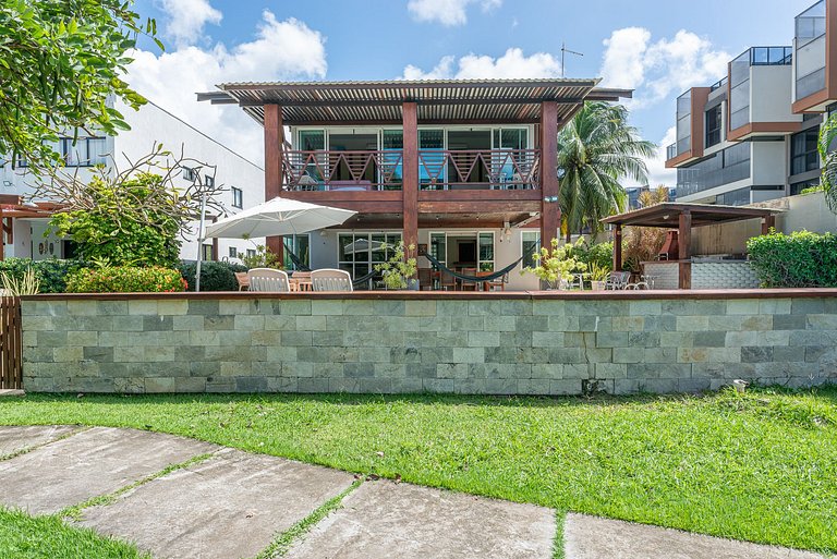 Casa Pé na Areia c/ Lazer Completo - CM