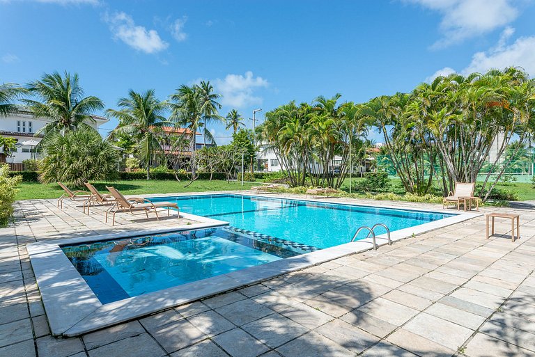 Casa Pé na Areia c/ Lazer Completo - CM