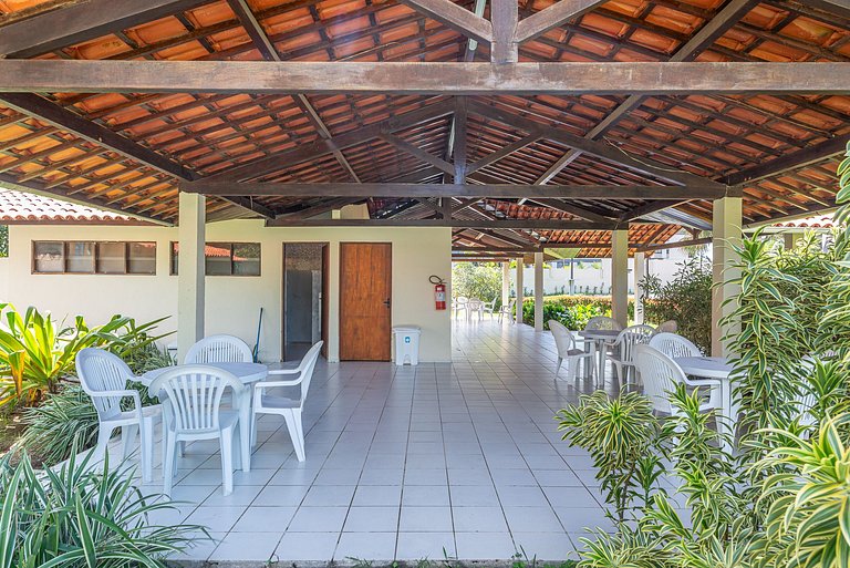 Casa Pé na Areia c/ Lazer Completo - CM