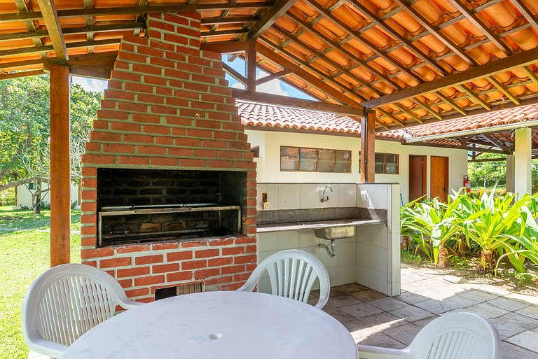 Casa Pé na Areia c/ Lazer Completo - CM