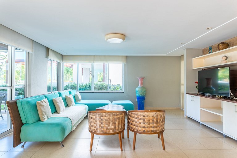 Casa Pé na Areia c/ Lazer Completo - CM