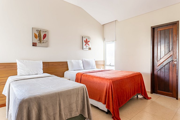 Casa Pé na Areia c/ Lazer Completo - CM